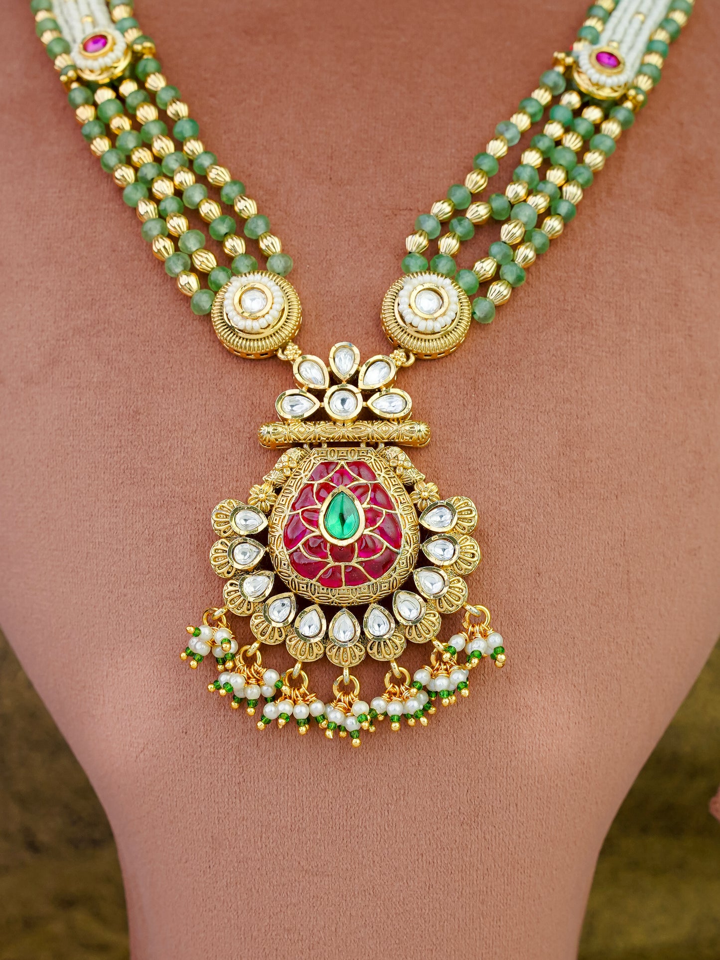 rangmayi heirloom bridal necklace set