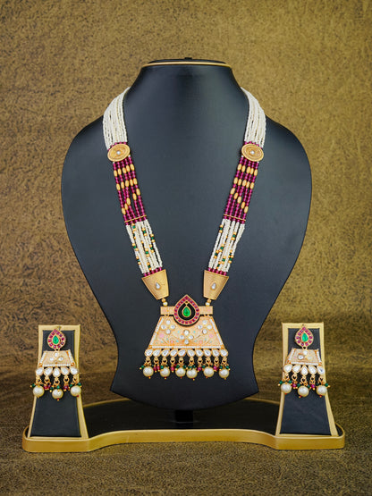 Rajashree Meenakari Heritage Bridal Set