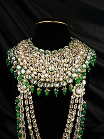 Sitara-Emerald Kundan Riwaayat Bridal Set