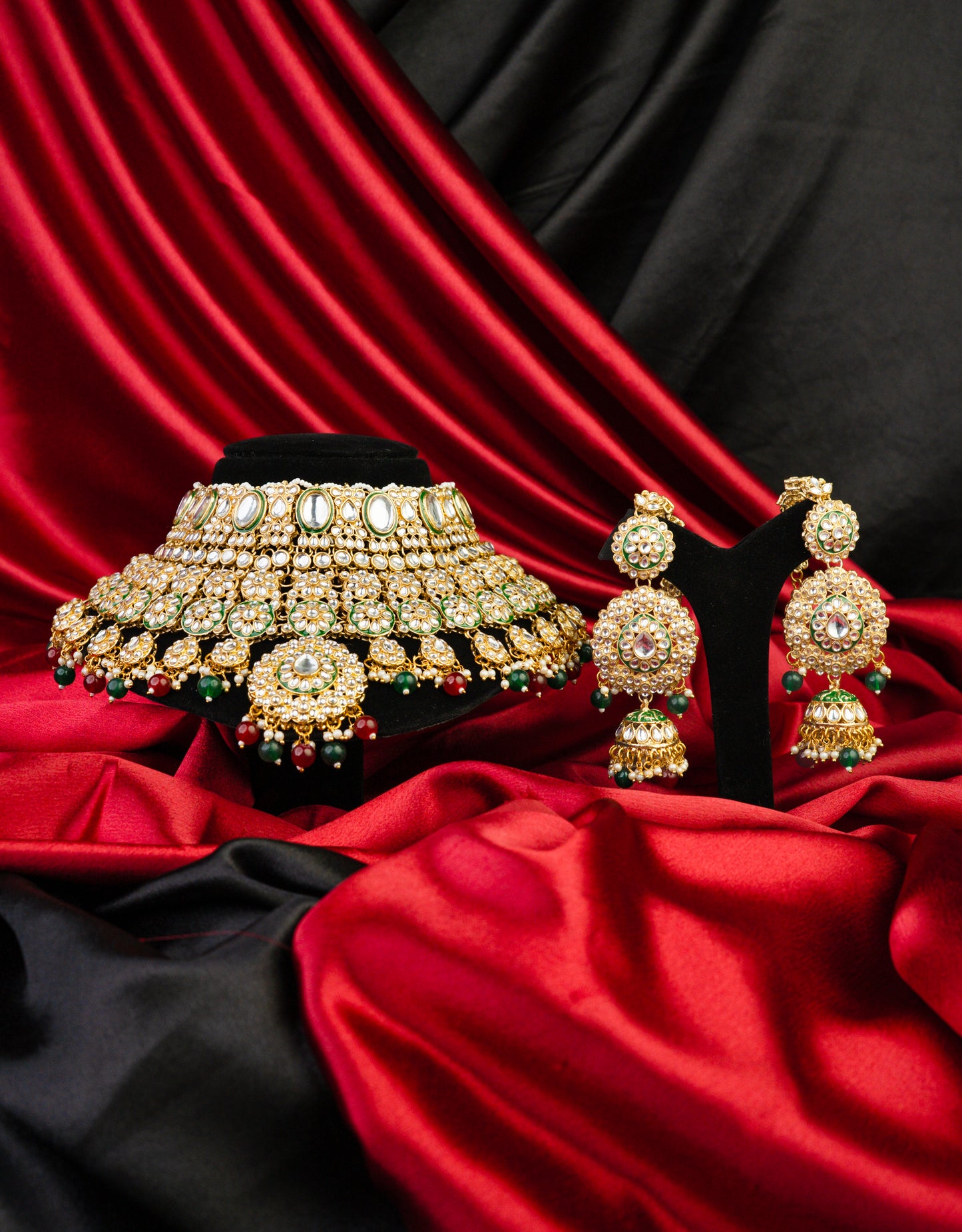 aaradhya gulmohar bridal choker set