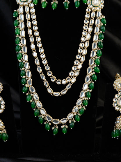 Sitara-Emerald Kundan Riwaayat Bridal Set