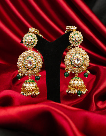 Aaradhya Gulmohar Bridal Choker Set