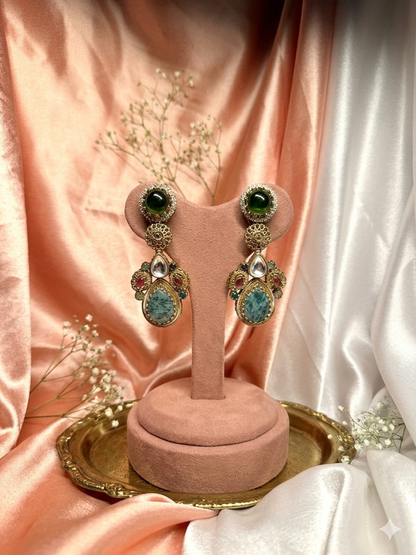 Ratna Sabhyasachi Multi-Stone Statement Necklace Set