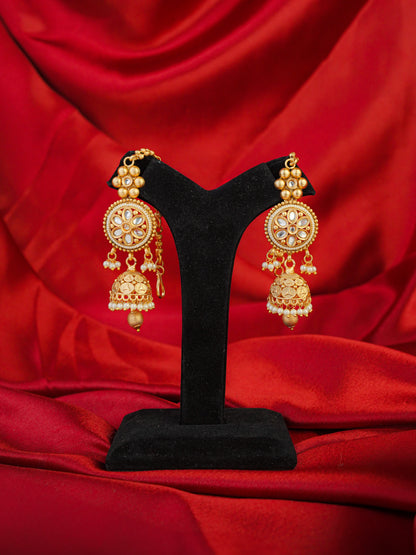 Swarna Kalash Antique Bridal Choker Set