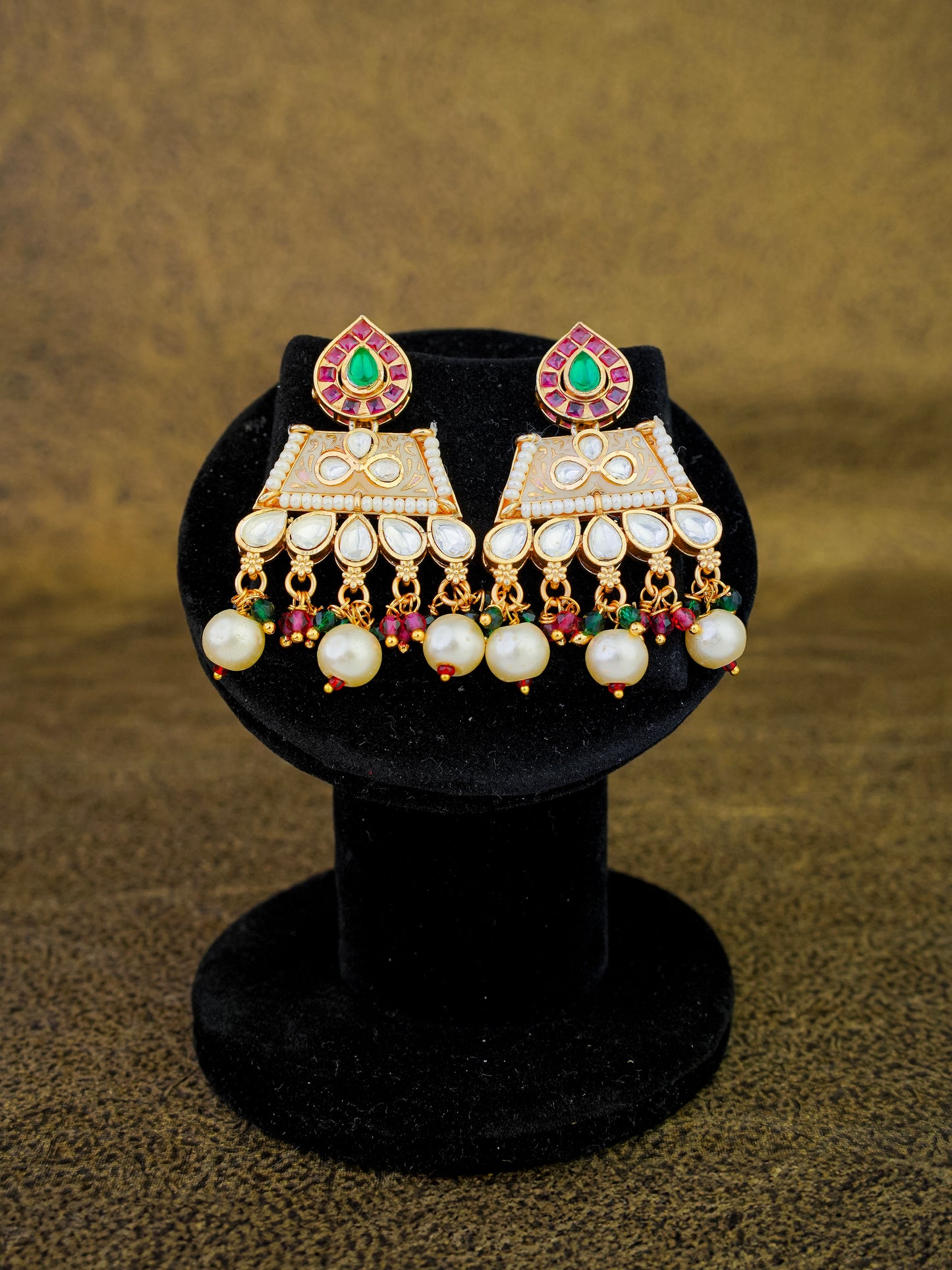 rajashree meenakari heritage bridal set