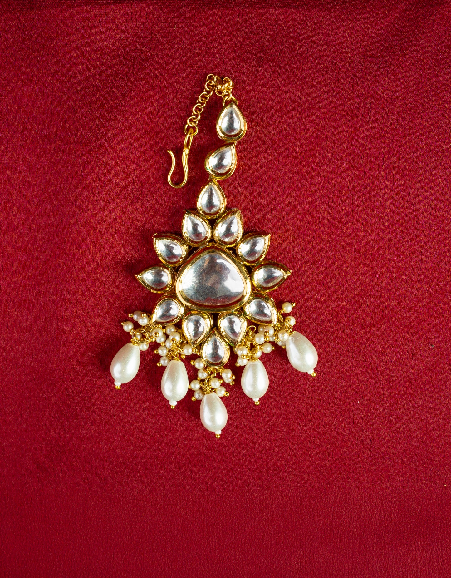 royal kundan pearl choker suite