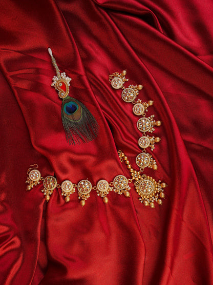 Swarna Kalash Antique Bridal Choker Set