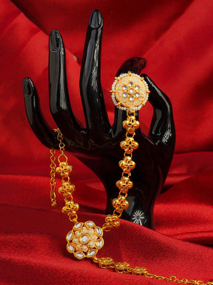 Rajwada Suvarna Kundan Bridal Haar Set