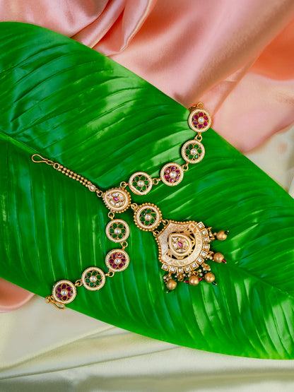 Vasundhara Kumkumraaga Bridal Set