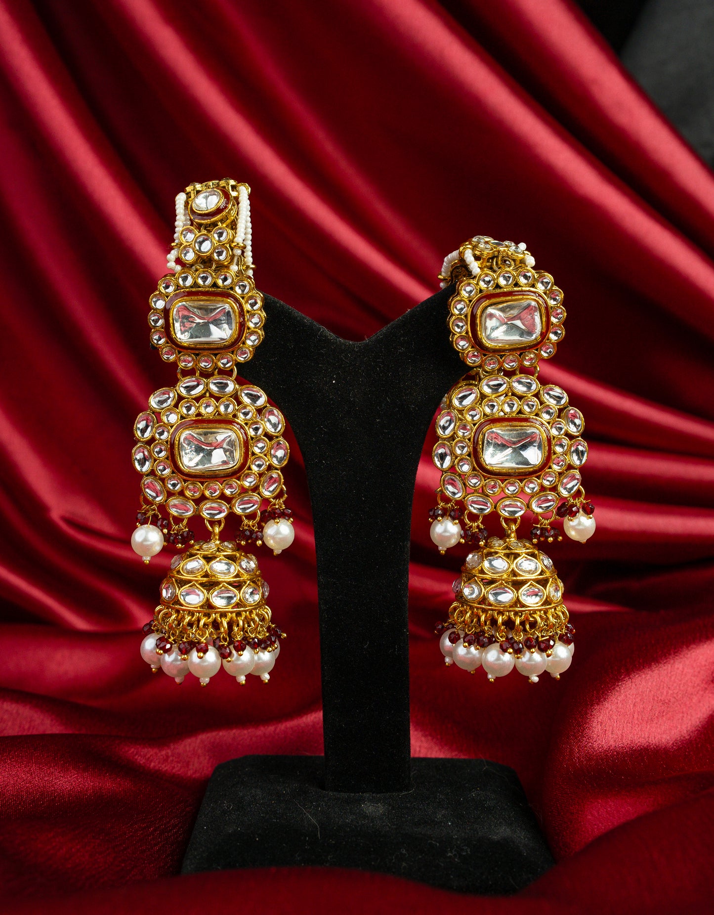 royal polki kundan bridal set