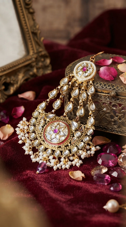 Royal Kundan & Pearl Statement passa