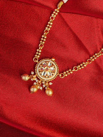 Swarna Kalash Antique Bridal Choker Set