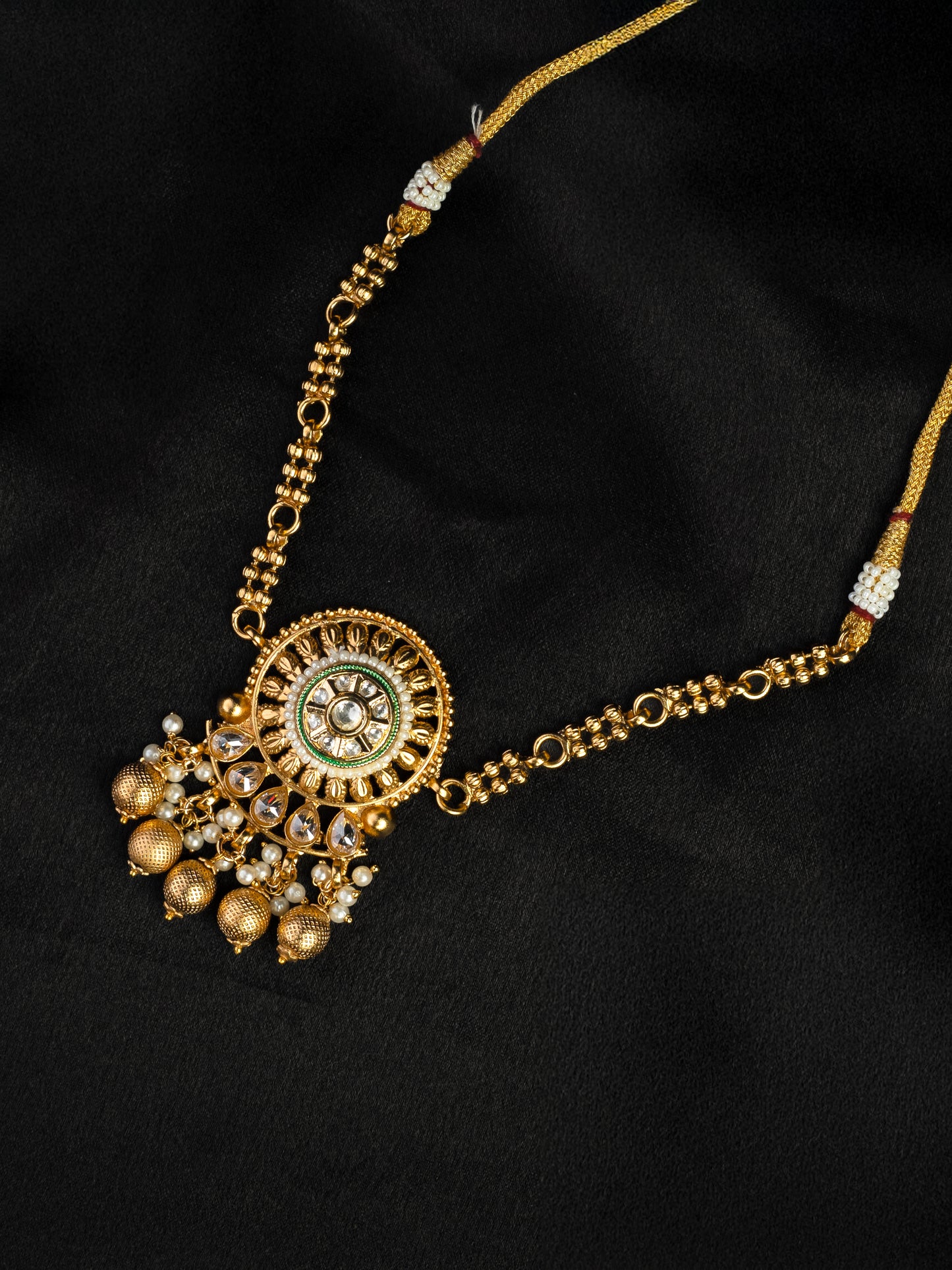 heritage elephante kundan bridal set