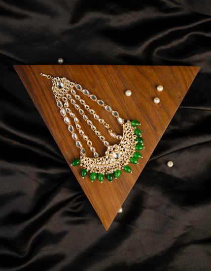 Sitara-Emerald Kundan Riwaayat Bridal Set