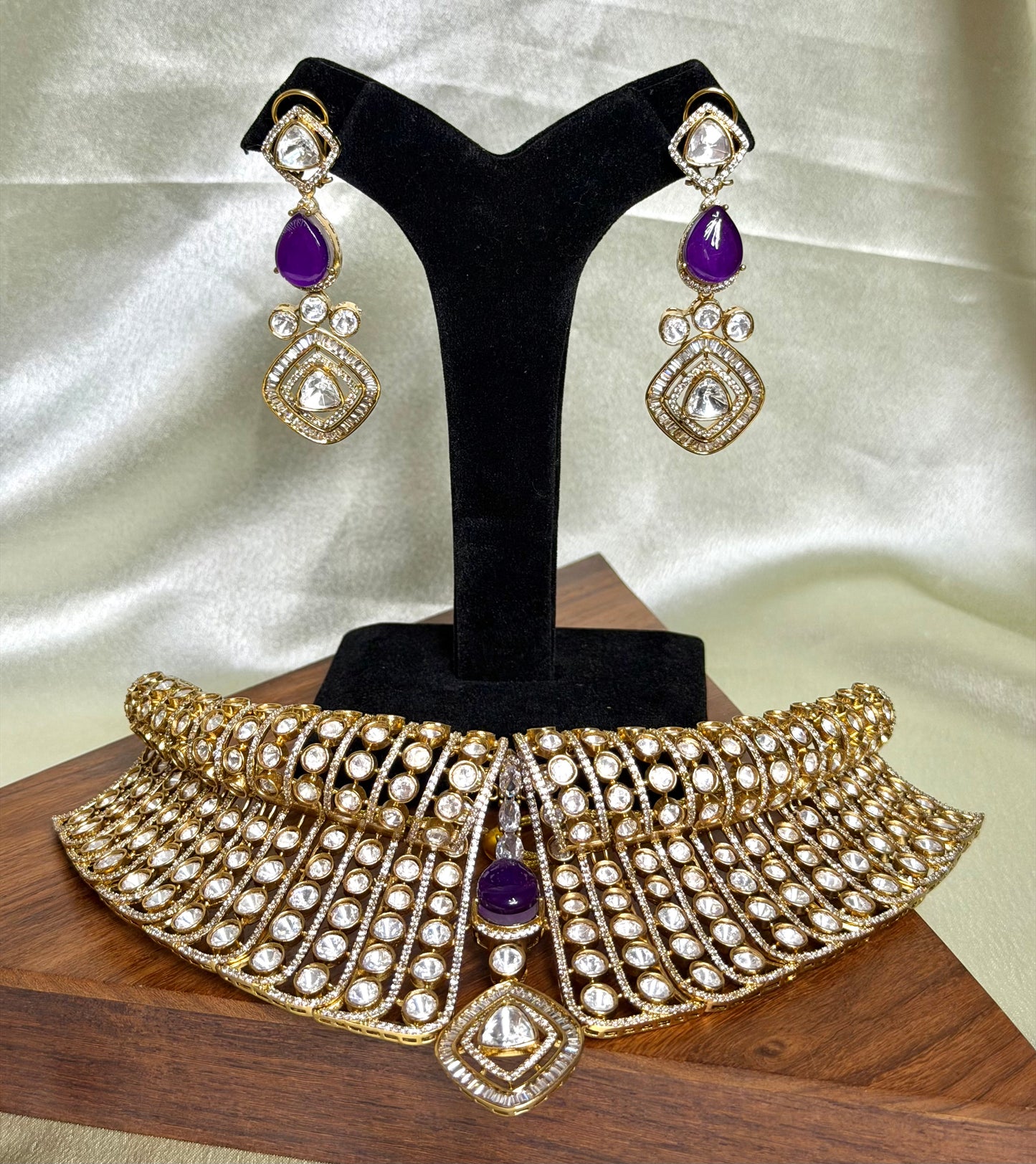 maharani royal polki choker set