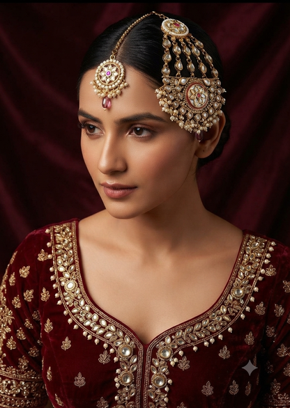 Royal Kundan & Pearl Statement passa