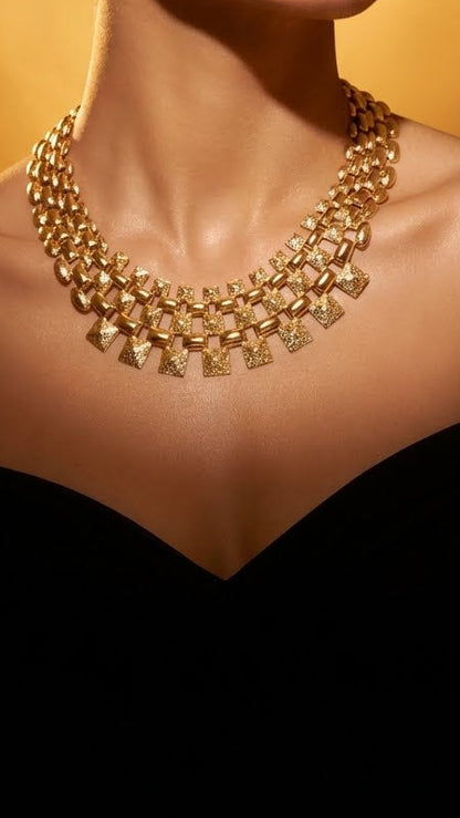 AUREVA RAJANI™ ANTI-TARNISH STATEMENT NECKLACE