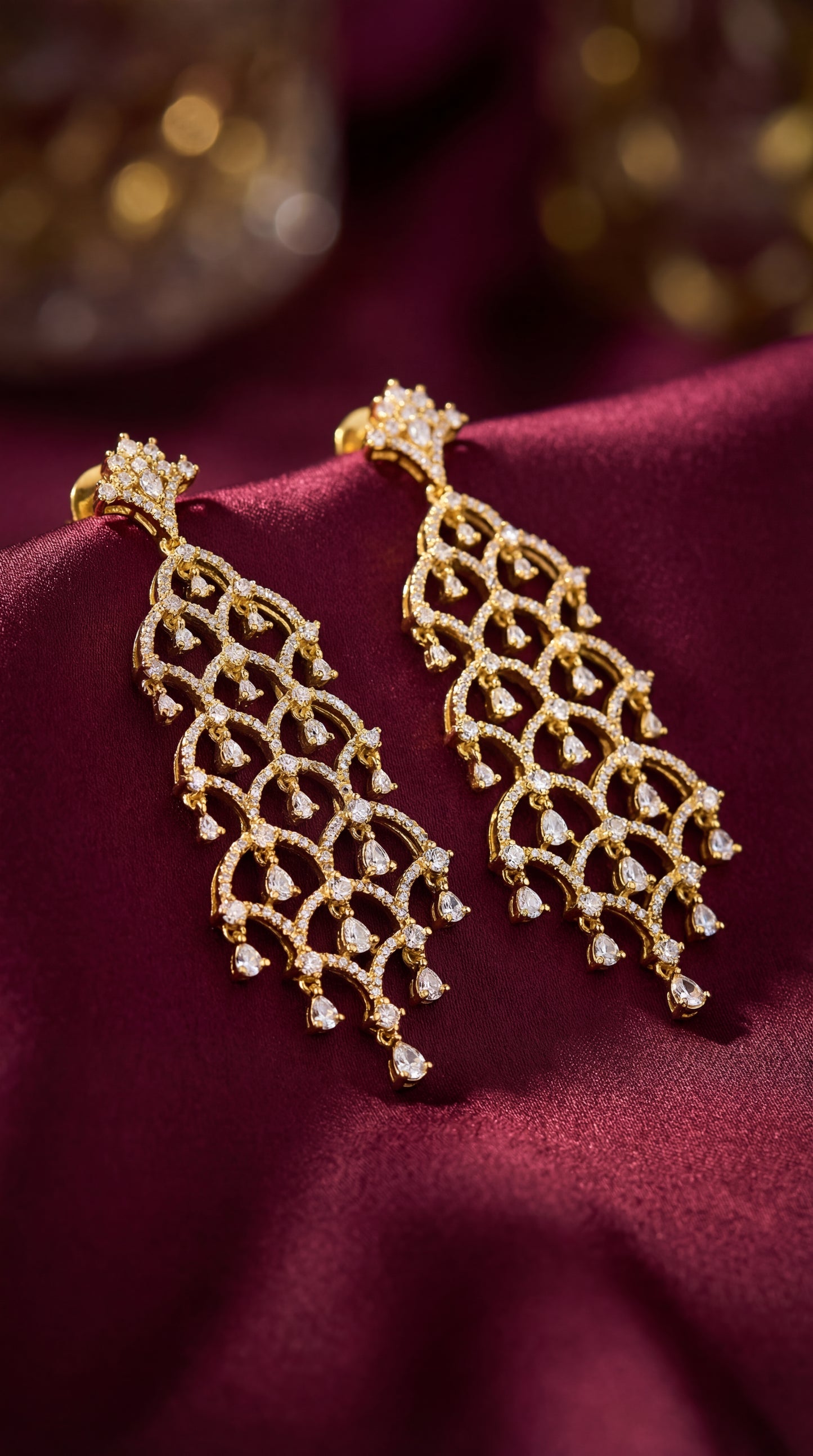 elegant bridal gold choker necklace