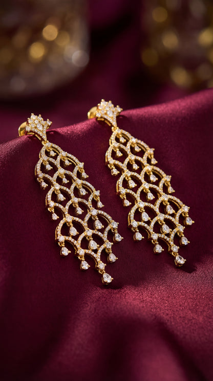 Elegant Bridal Gold Choker Necklace