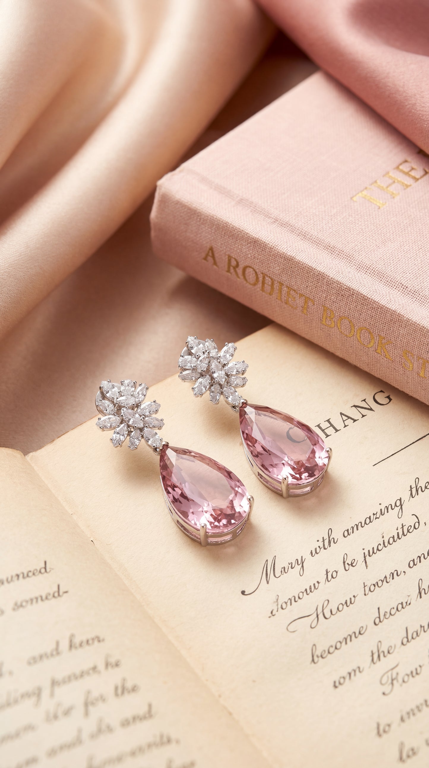 amethyst noir crystal drop earrings