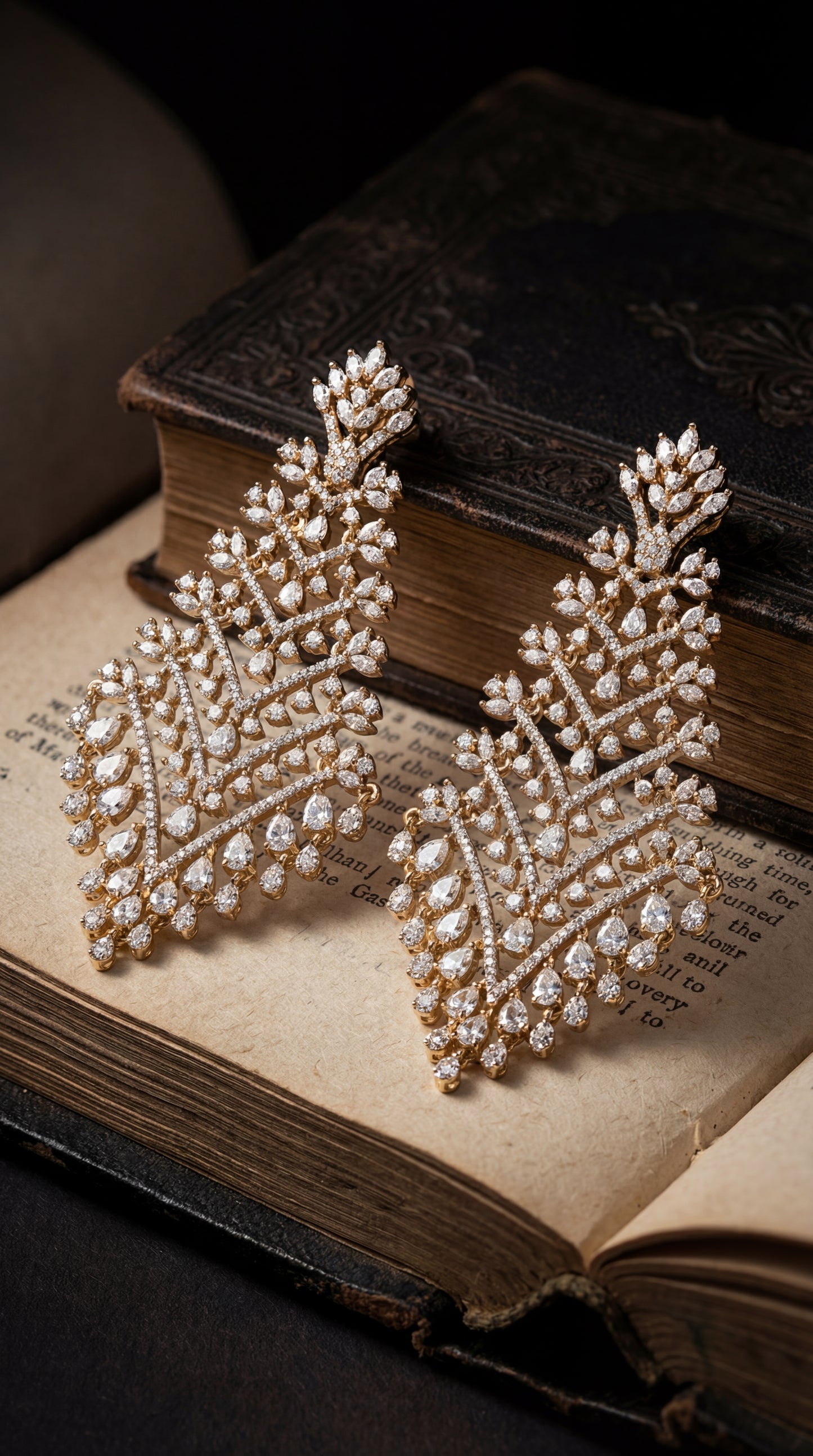 aureate nova cascade earrings