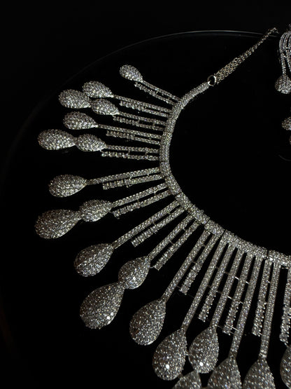Emerald Cascade Radiance necklace Set