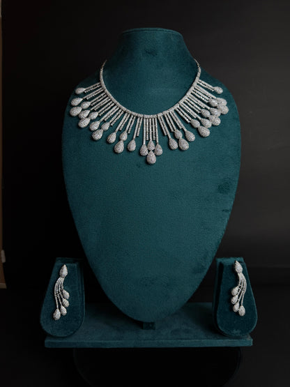 Emerald Cascade Radiance necklace Set