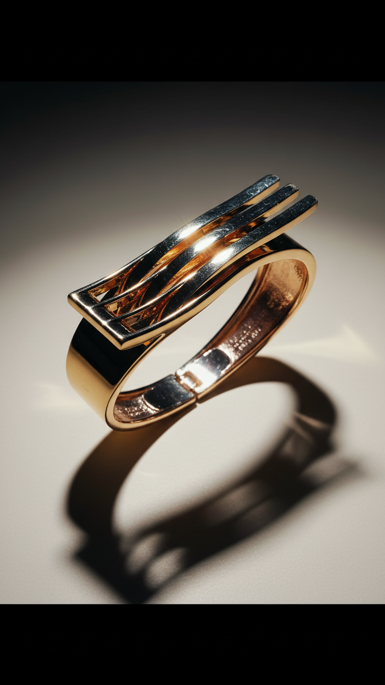aureva linear™ anti-tarnish cuff bracelet