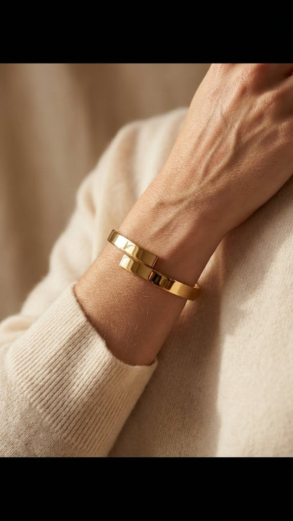 AUREVA MONOLITH™ ANTI-TARNISH CUFF BRACELET