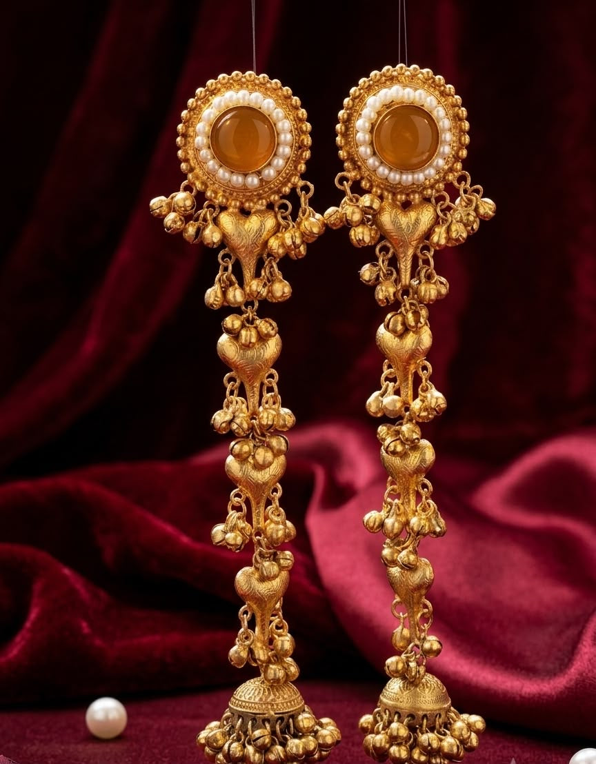 heavy jhalar jhumka