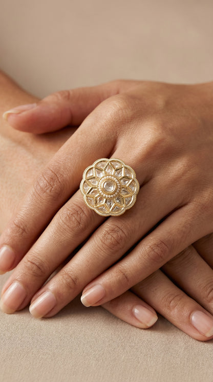 Imperial Emerald & Ruby Medallion Ring