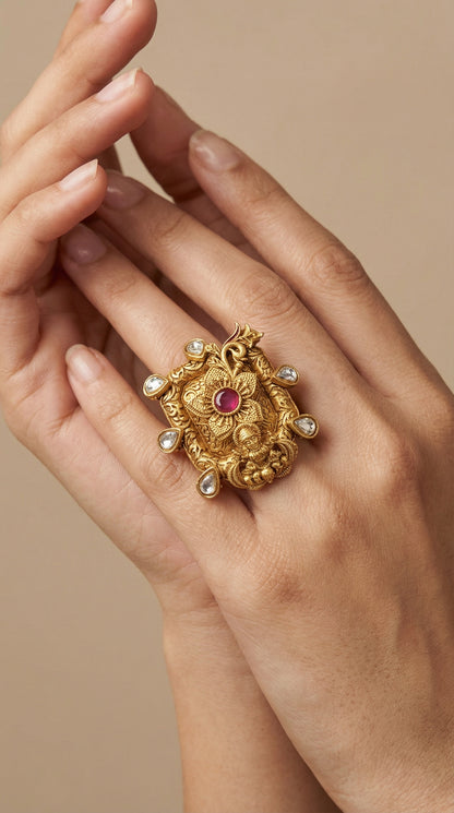 Divine Temple Heritage Statement Ring