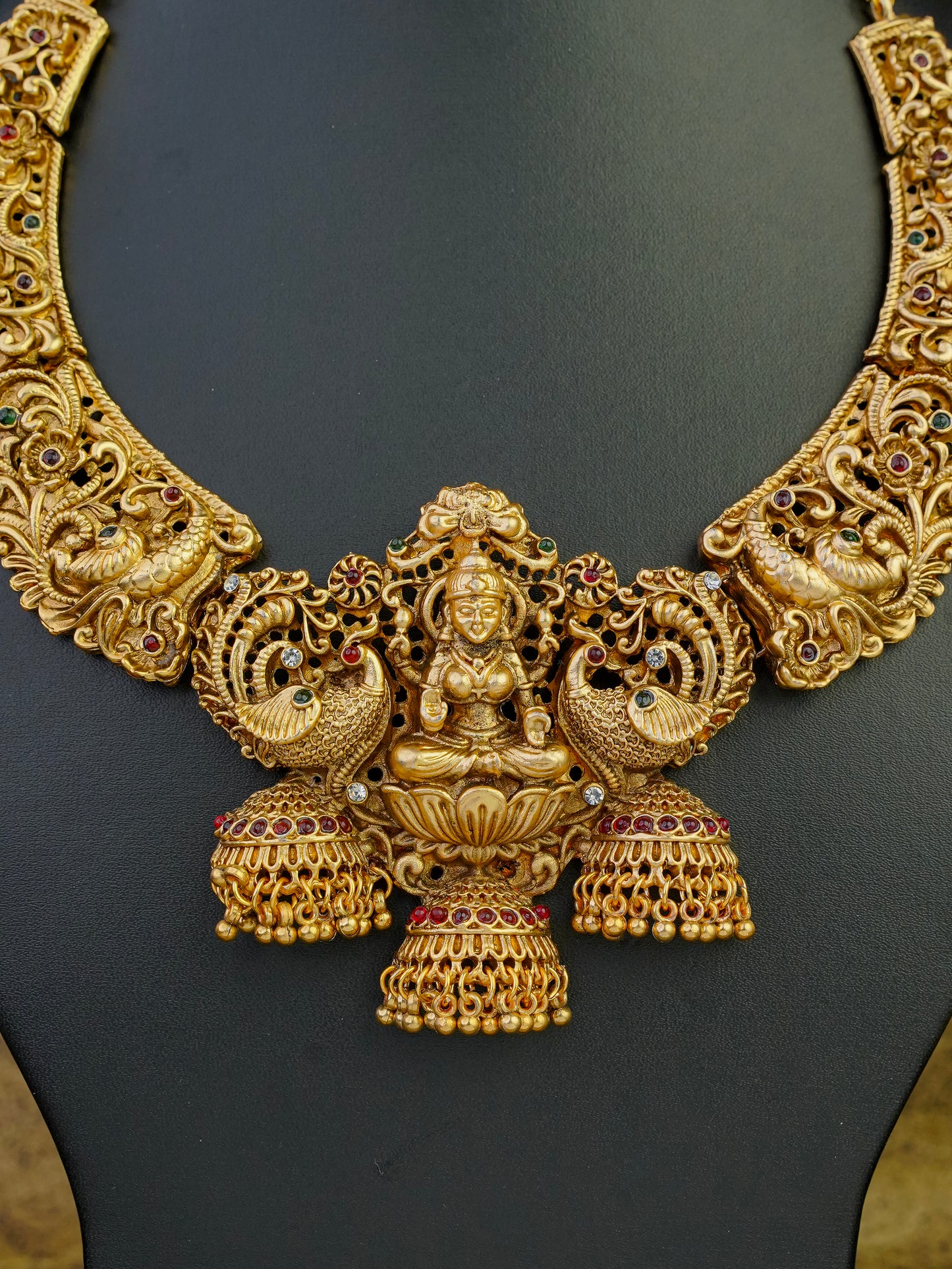 mayura-lakshmi temple necklace set