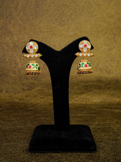 Pankaja Emerald & Pearl Heritage Necklace Set