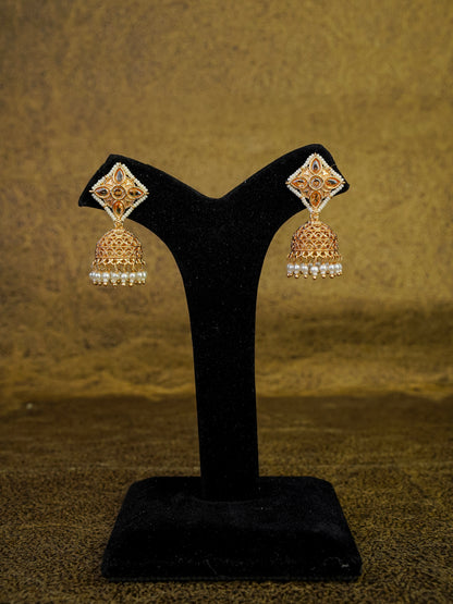 Hinanmayi Pearl Lattice Choker Set