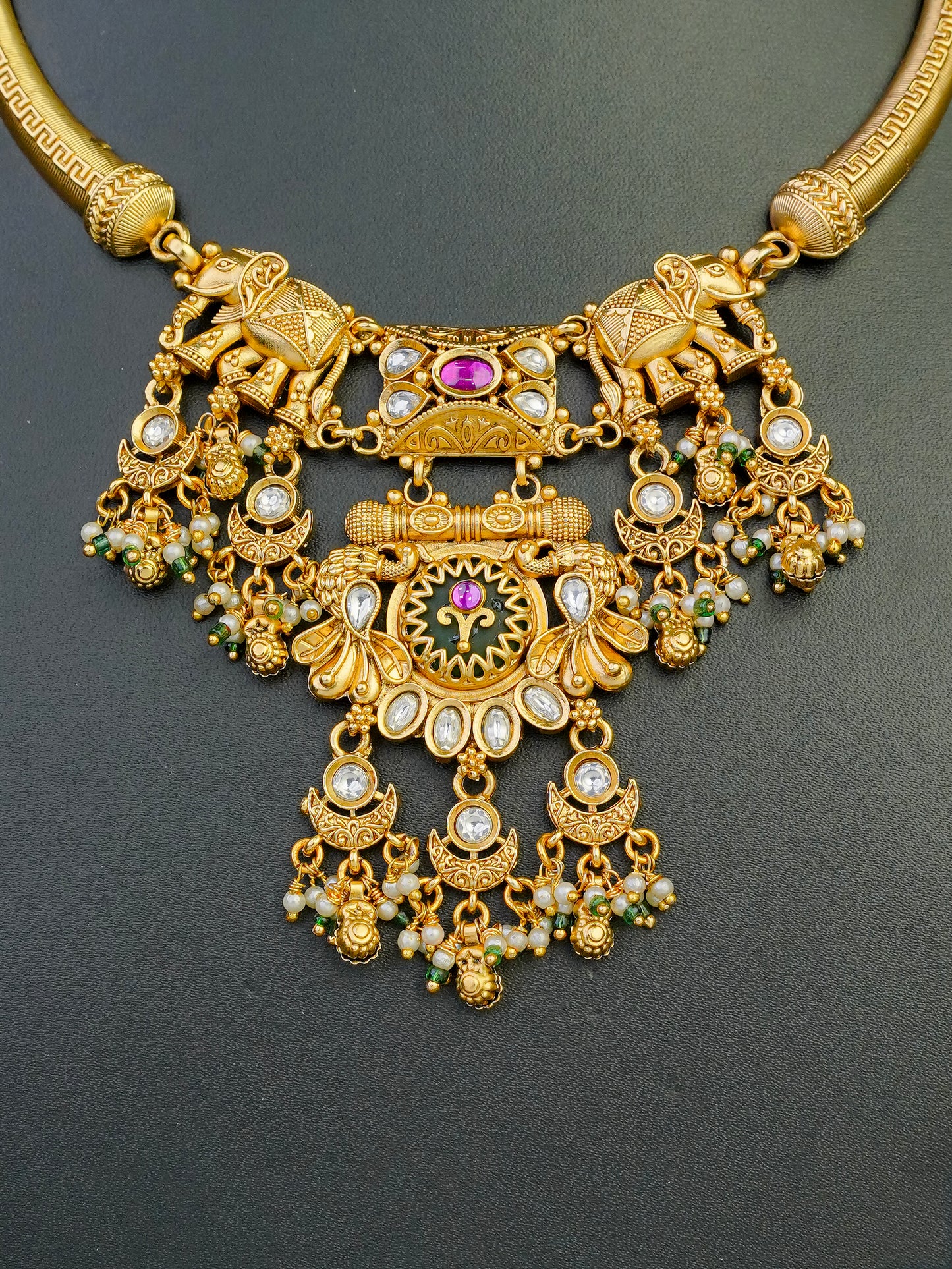 kunjara heritage collar necklace set