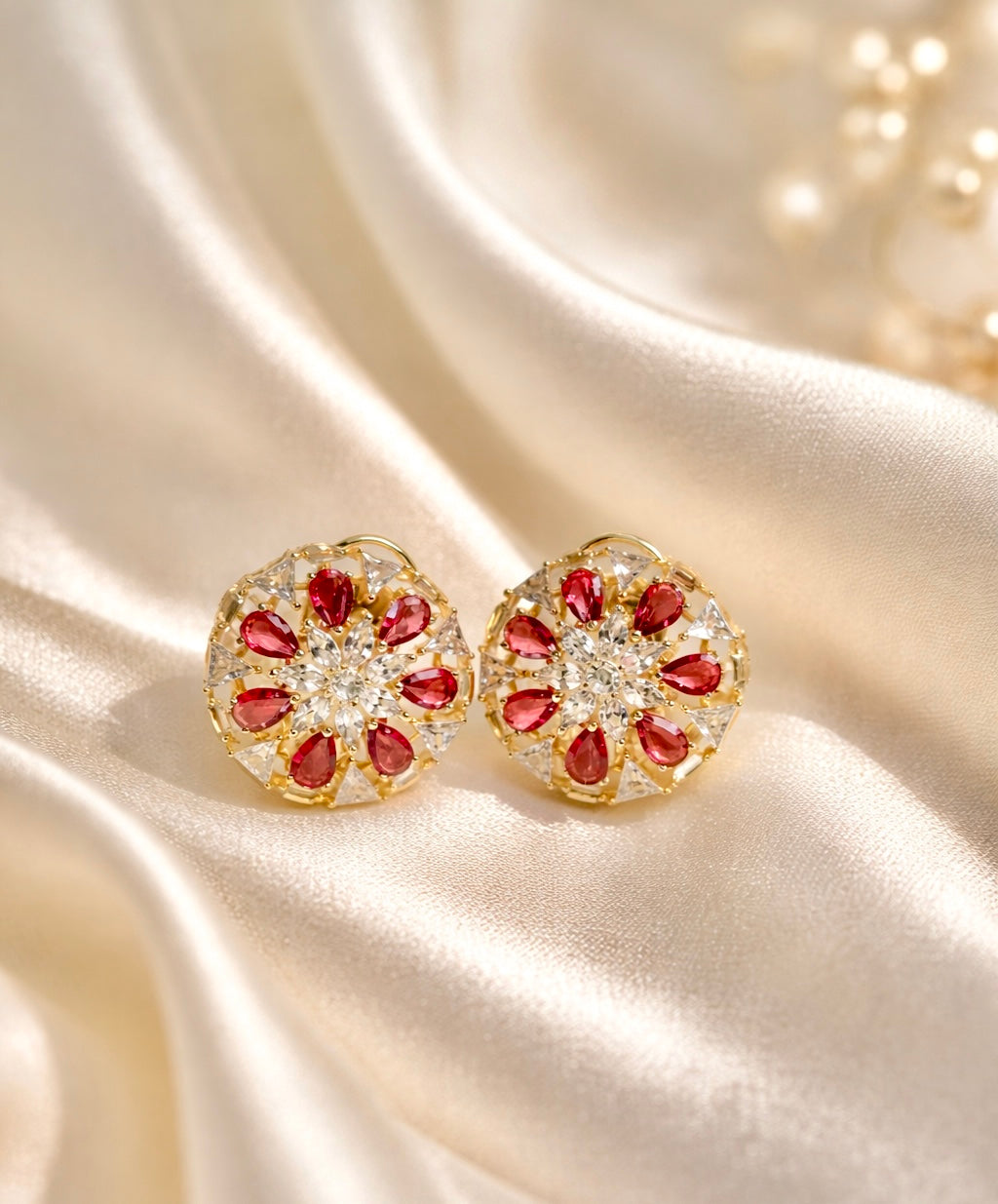 imperial ruby studs