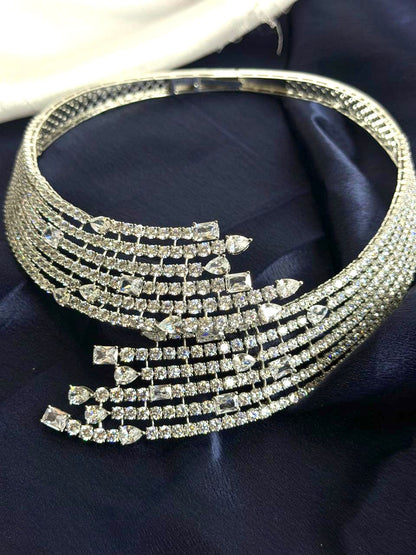 Luxe Tassel Fringe Necklace Set