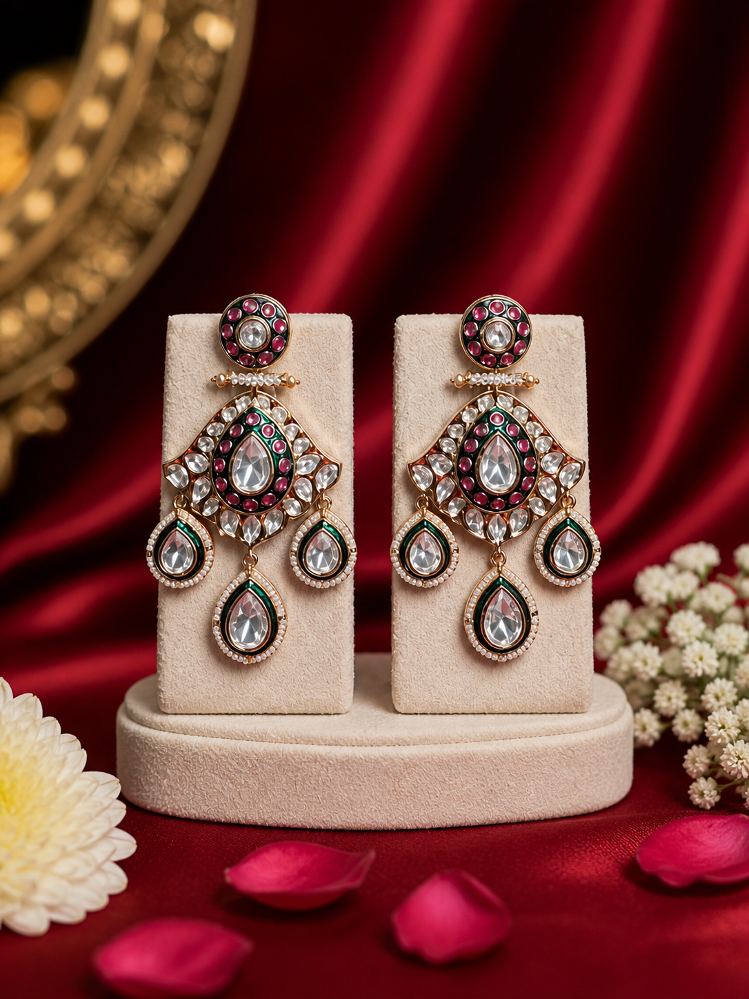 rajwada kundan haar set