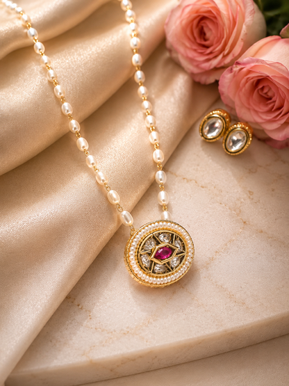 Ruby Grace Pendant Necklace