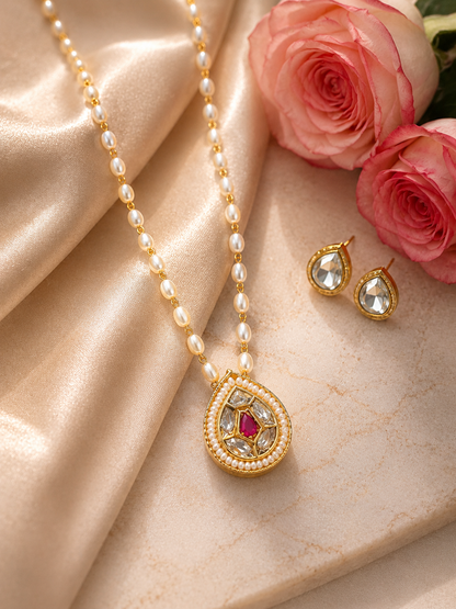 Ruby Grace Pendant Necklace