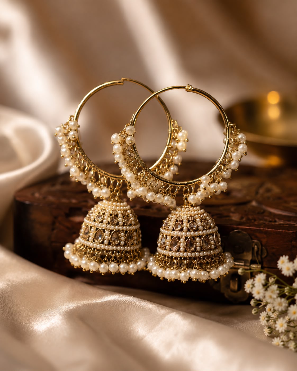 kashmiri hoop jhumka