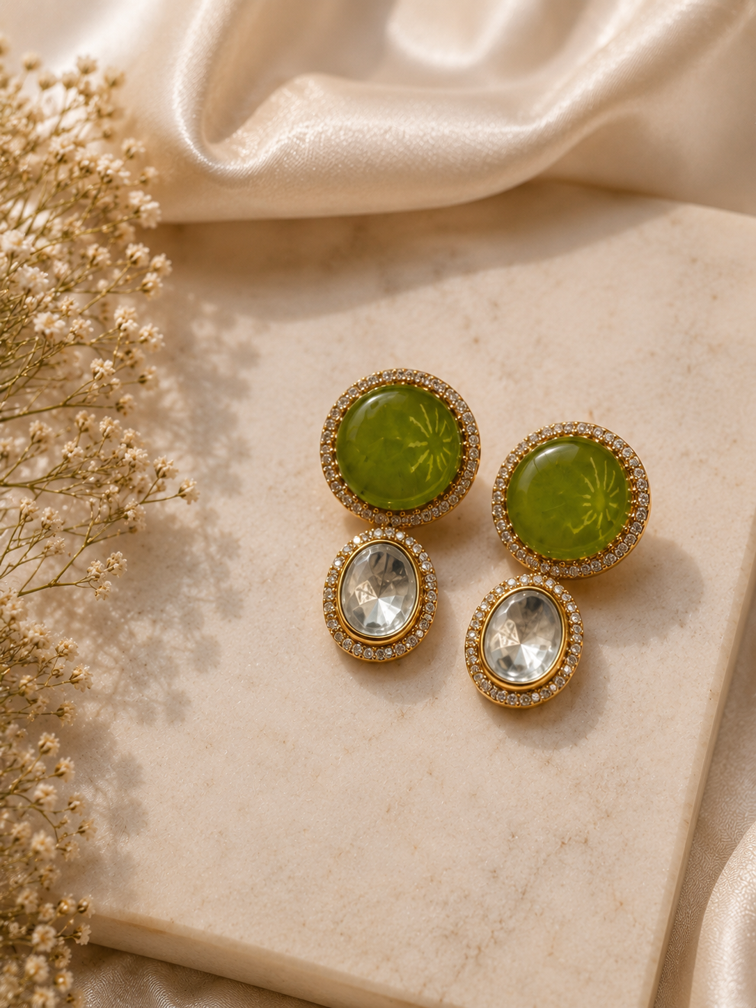 heirloom emerald peacock set