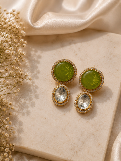 Heirloom Emerald Peacock Set