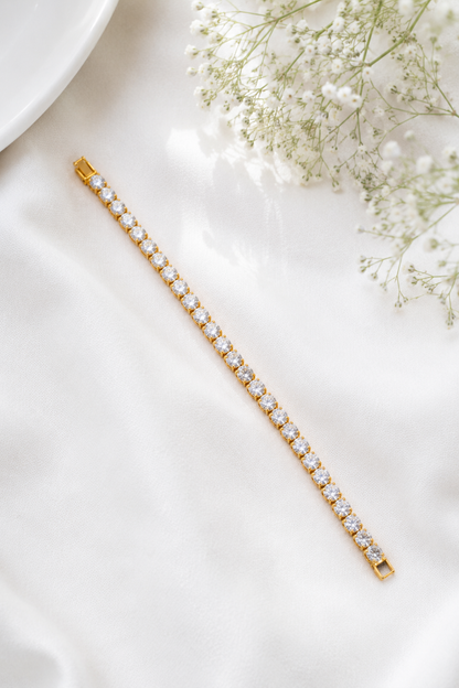 Celestial Radiance Tennis Bracelet