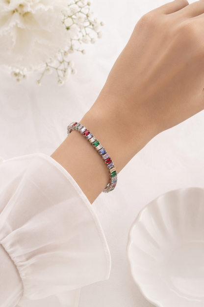 Aurora Prism Tennis Bracelet