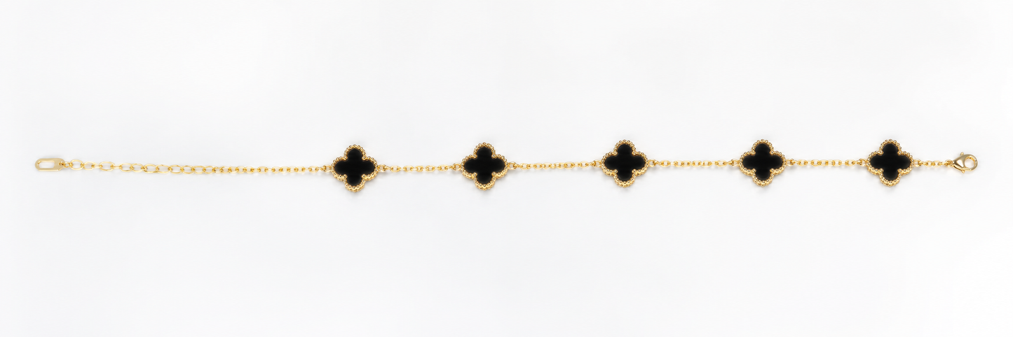 midnight clover luxe bracelet