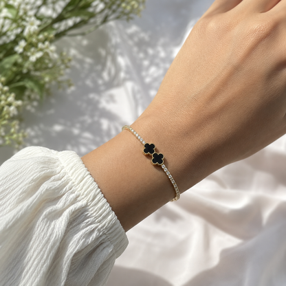 Twilight Clover Diamond Bracelet
