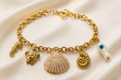 Golden Ocean Tales Bracelet
