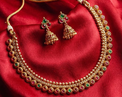 SUNDARI GOLD NECKLACE SET